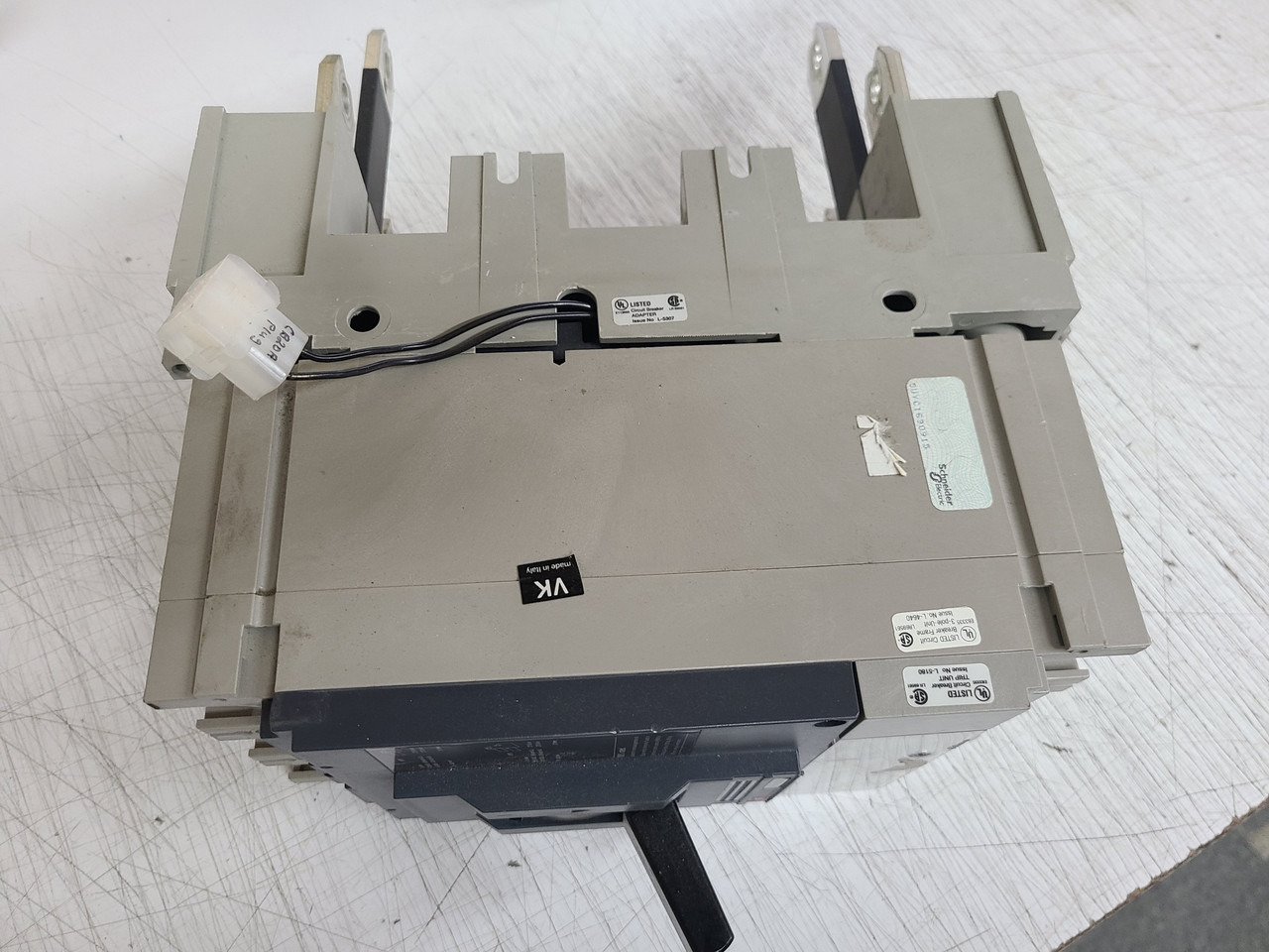 MERLIN GERIN NSJ400H 400A 600V 3P 65K USED Circuit Breaker w/Motor Operator