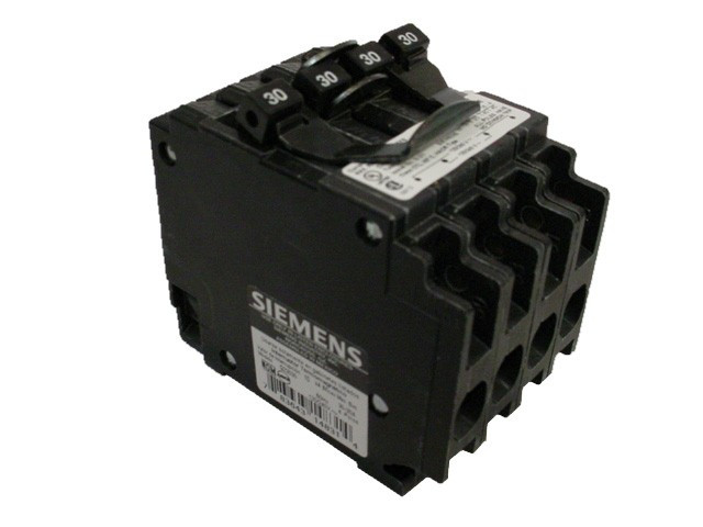 SIEMENS Q23030CT U 30/30A 240V 4P NEW QUAD