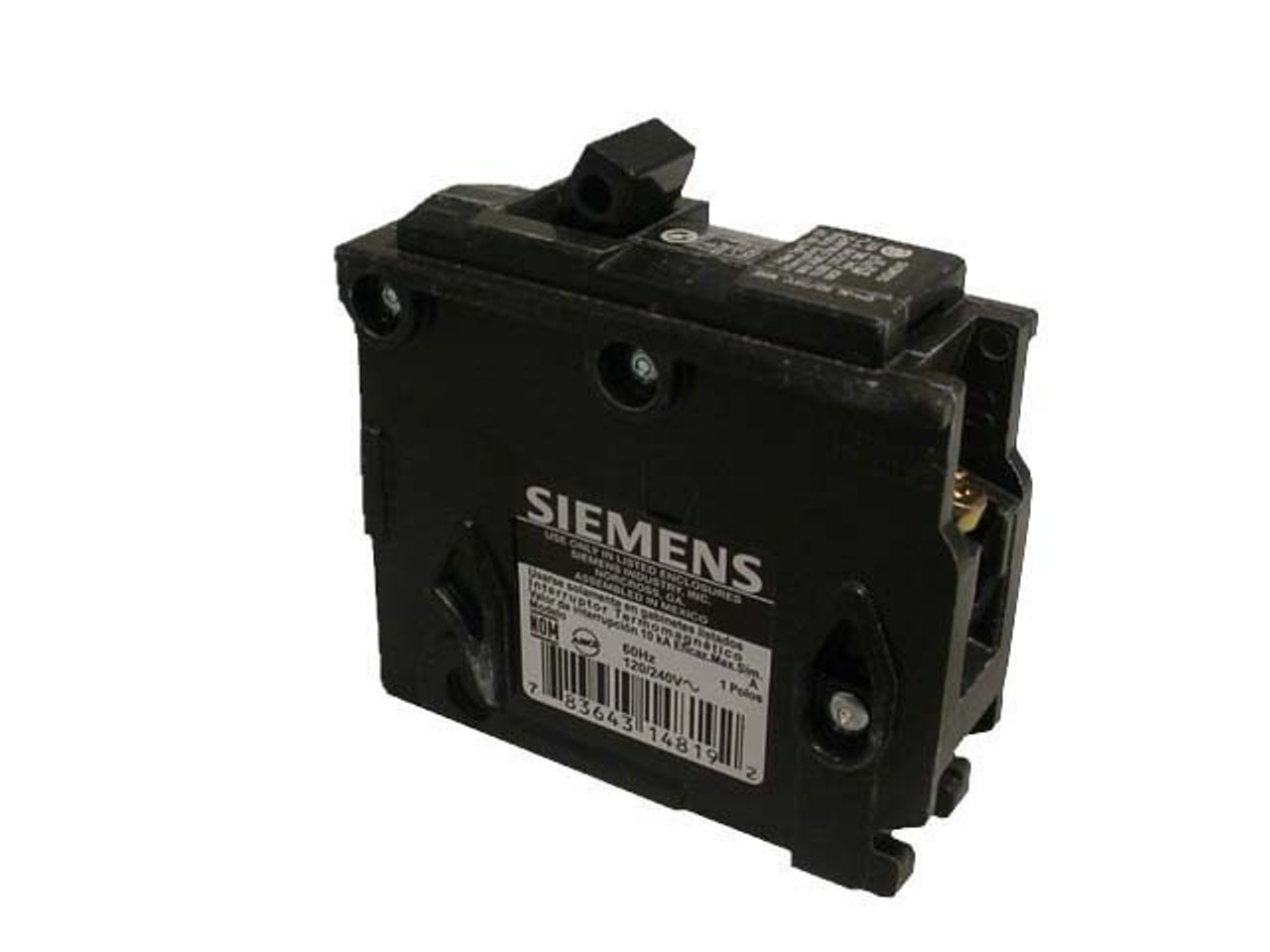 SIEMENS QP1100 U 100A 120V 1P USED