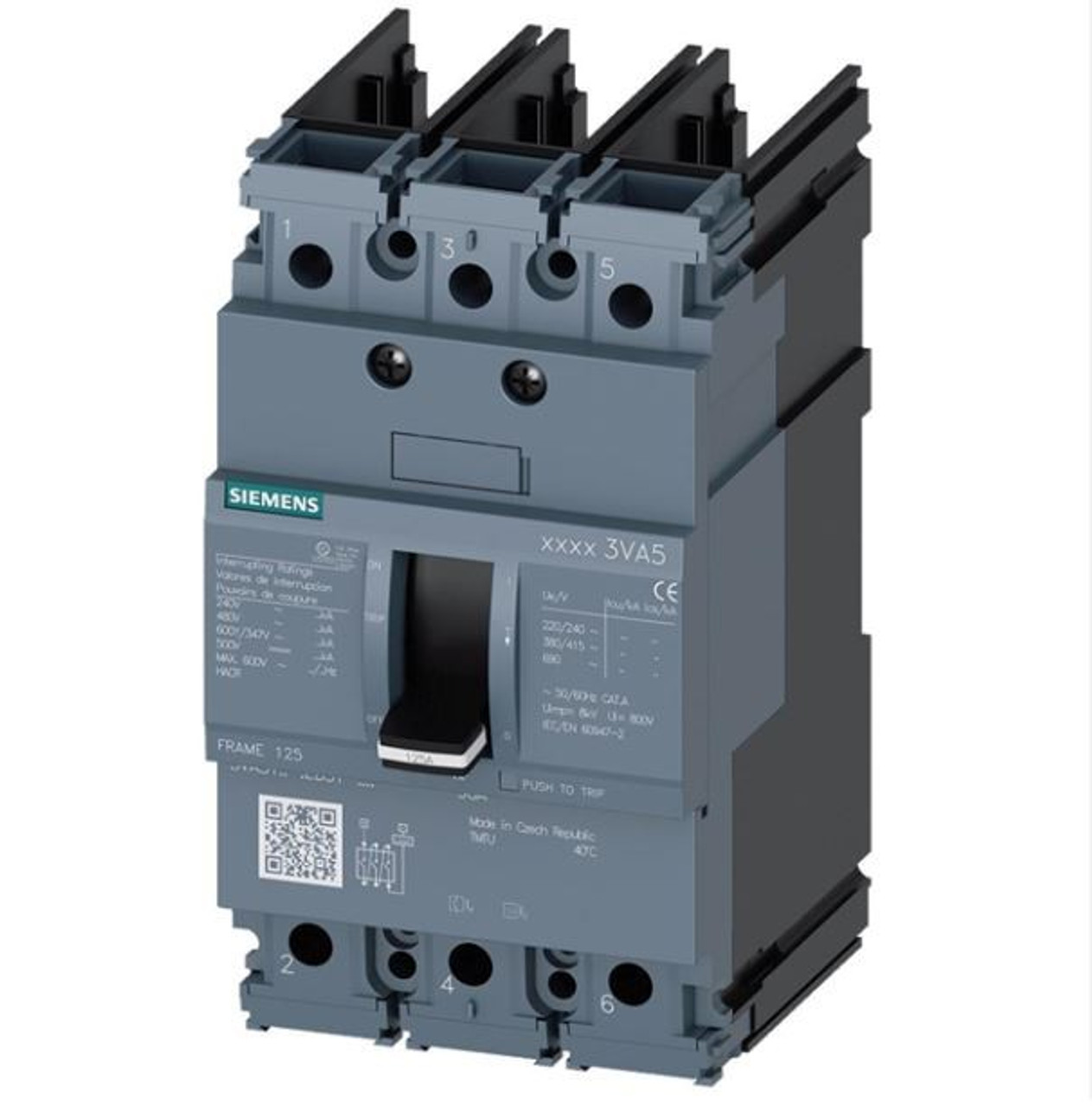 SIEMENS 3VA5170-4EC31-0AA0 N 70A 480V 3P NEW