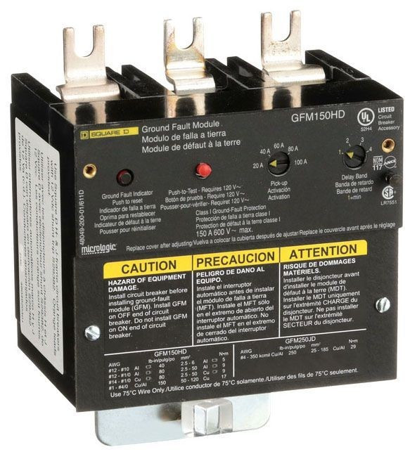 SQUARE D GFM150HD U 150A  USED