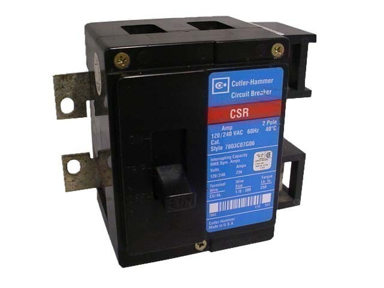 CUTLER HAMMER CSR2100 N 100A 2P 240V NEW