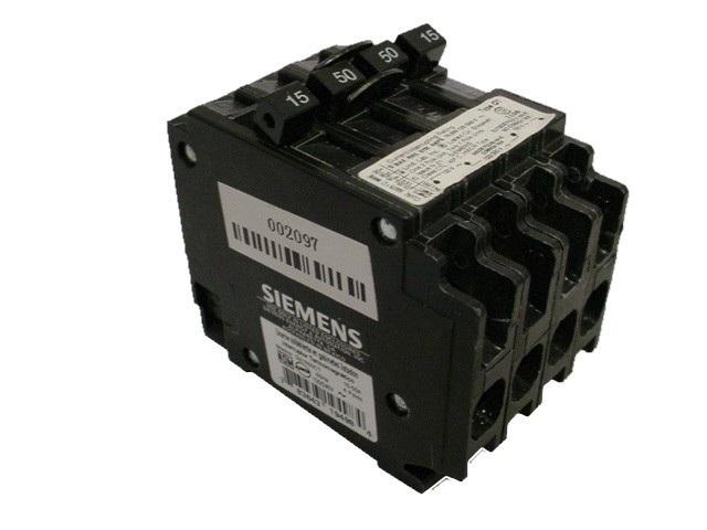 SIEMENS Q21550CT U 15/50A 240V 4P NEW QUAD
