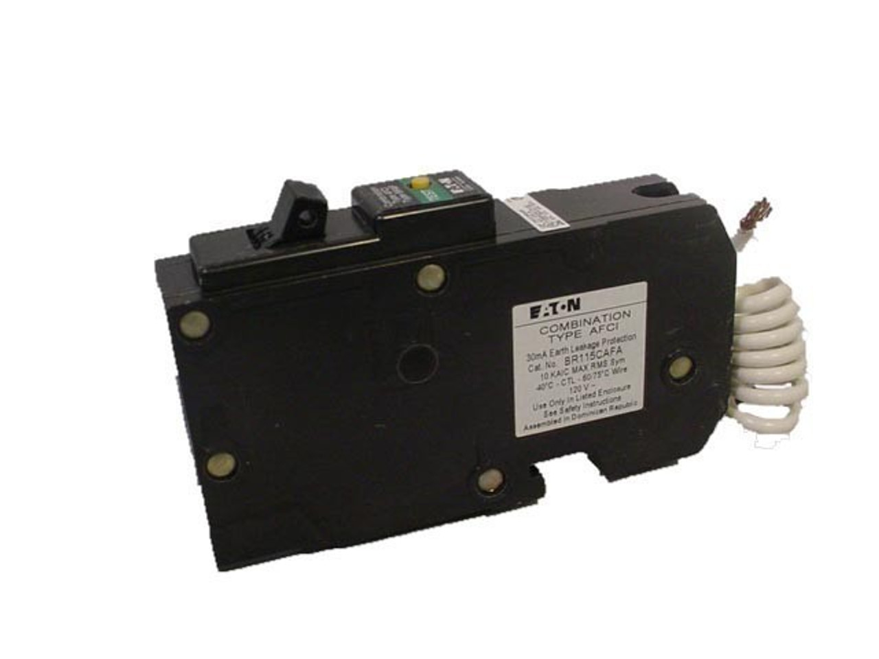 CUTLER HAMMER BR115AF N 15A 120V 1P 10K USED SURPLUS CUTLER HAMMER BR115AF N 15A 120V 1P 10K USED SURPLUS