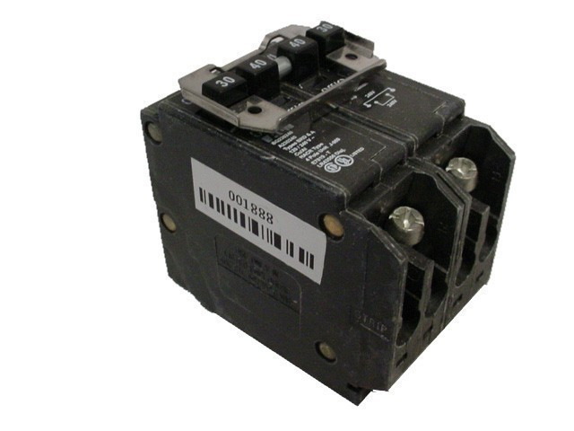 CUTLER HAMMER BQ230240 NS 30/40A 240V 4P 10K NEW QUAD