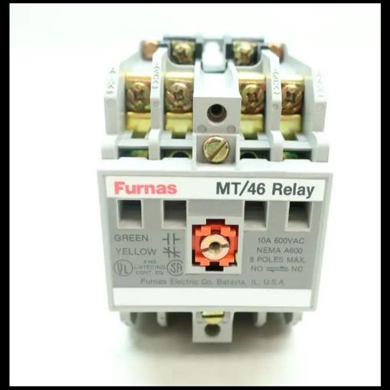 FURNAS 46MT20F U 10A 600V 2 Coil120 VACV USED