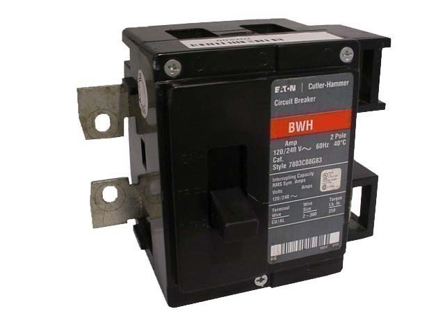 CUTLER HAMMER BWH2200 N 200A 240V 2P {AIC}K NEW MAIN