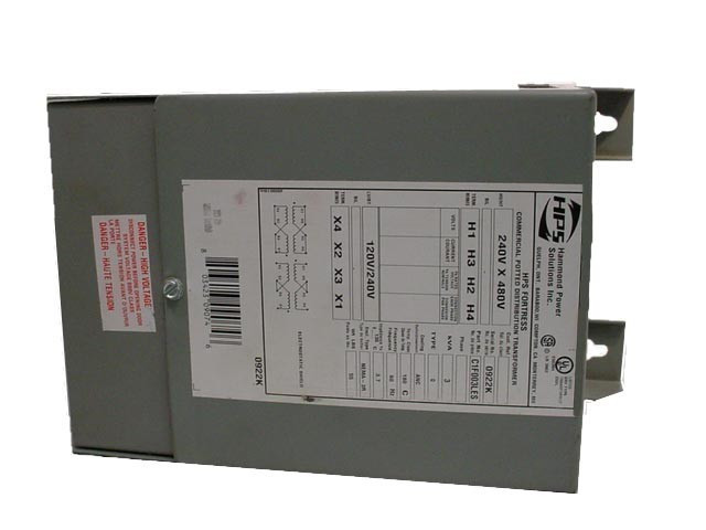 HAMMOND C1F003LES 3KVA 1Ph Pri240x480 Sec120/240 NEW S