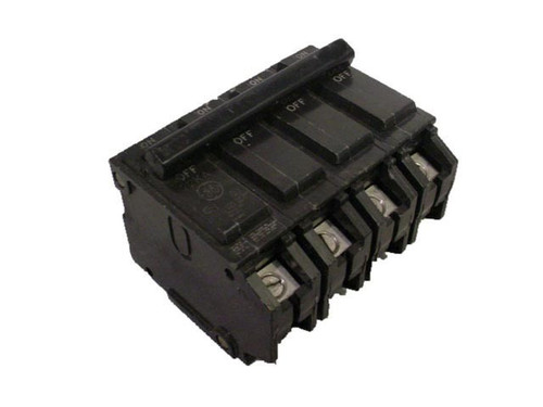 GE THQMV200WL U 4P 200A 240V 22AIC USED MAIN BREAKER