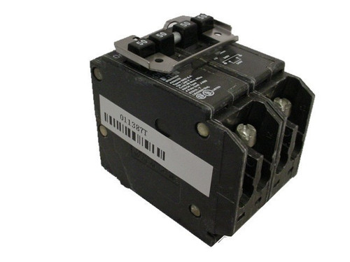 CUTLER HAMMER BQ250250 N 50/50A 240V 4P 10K NEW QUAD