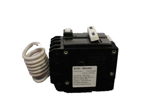CUTLER HAMMER GFTCB250 N 50A 2P 240V 10K NEW
