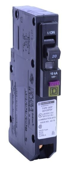SQUARE D QO120PDF N 20A 120V 1P 10K NEW
