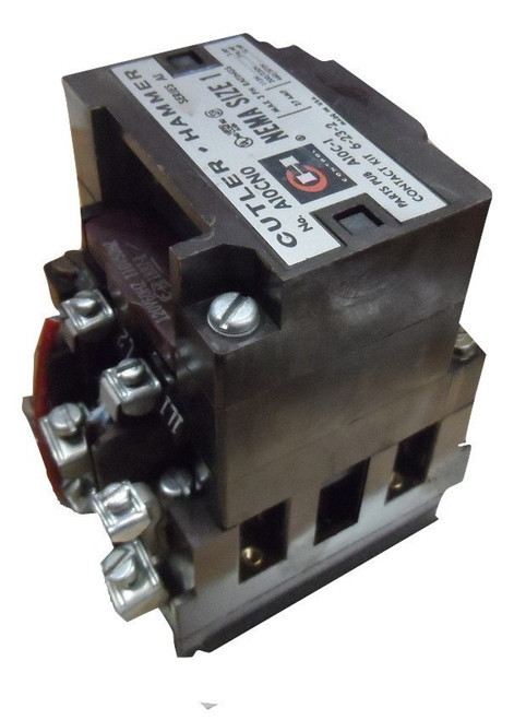 CUTLER HAMMER C10CN3 U 27A 600V 3P CoilNOT INCLUDEDV USED