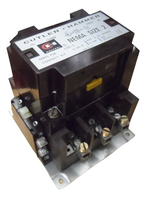CUTLER HAMMER C10EN3A1 U 90A 600V 3P CoilNOT INCLUDED USED