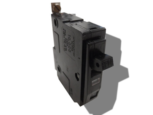 SQ D QOB120 BU 20A 120V 1P 10K USED black only