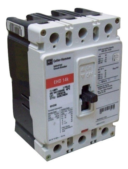 CUTLER HAMMER EHD3025 N 25A 480V 3P NEW