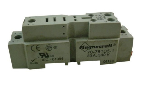 MAGNECRAFT 70-782D14-1 N 10A 300V 8P 14 NEW