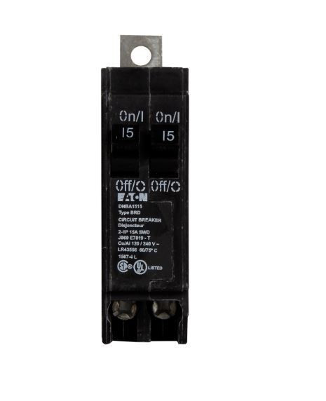 CUTLER HAMMER DNBA1515 N 15/15A 120/240V 2P NEW