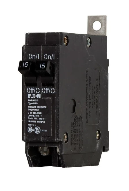 CUTLER HAMMER DNBA1515 N 15/15A 120/240V 2P NEW