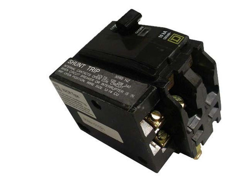 SQUARE D QOB2151021 N 15A 240V 2P 10K NEW