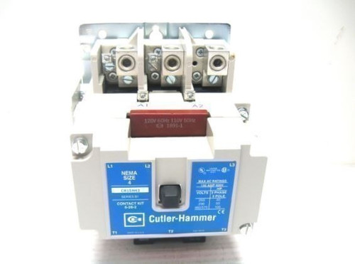 CUTLER HAMMER CE15SN3A N 300A 600V 3P Coil120 VACV NEW