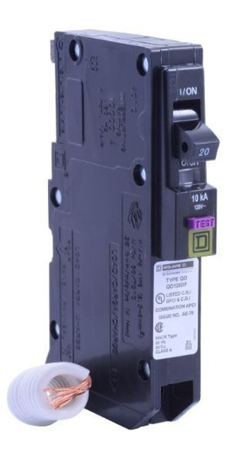 SQUARE D QO120DF U 20A 120V 1P {AIC}K NEW SURPLUS