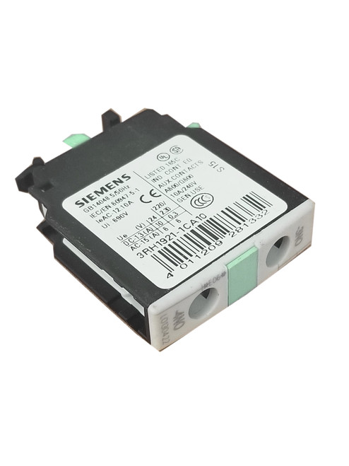 SIEMENS 3RH1921-1CA10 U USED