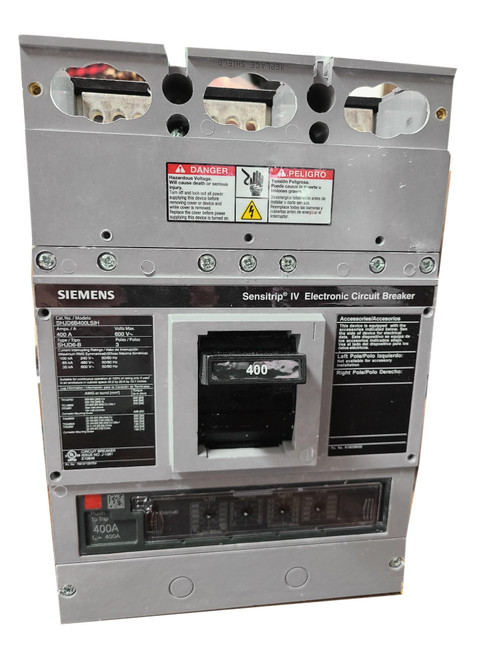 SIEMENS SHJD6B400LSIH N 400A 600V 3P USED