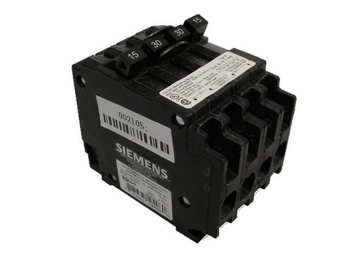 SIEMENS Q21530CT N 15/30A 240V 4P NEW QUAD
