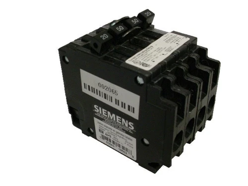 SIEMENS Q22050CT N 20/50A 240V 4P NEW QUAD