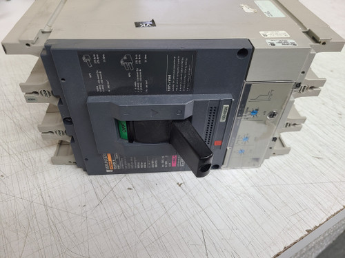 MERLIN GERIN NSJ400H 400A 600V 3P 65K USED Circuit Breaker w/Motor Operator