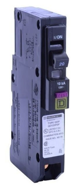 SQUARE D QO120PDF NN 20A 120V 1P 10K NEW