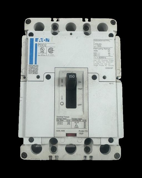 EATON / CUTLER HAMMER PDD23G0150TFFL N 150A 600P 3V NEW SURPLUS