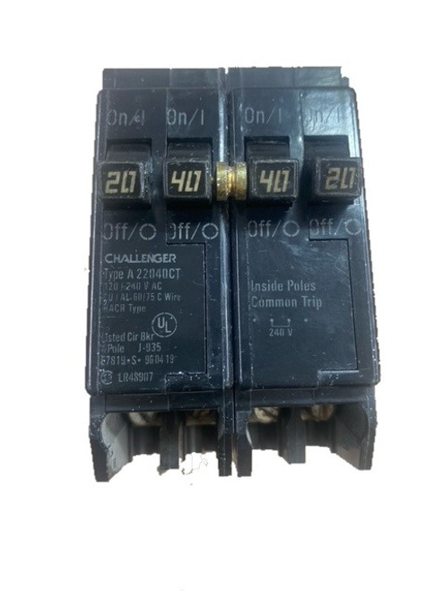 CHALLENGER A22040CT U 20/40A 240V 4 USED