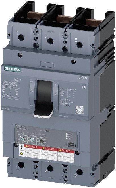 SIEMENS 3VA6340-6HL31-0AA0 N 400A 480V 3P NEW