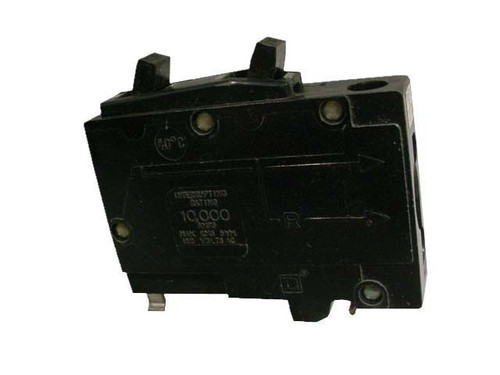 SQUARE D QO1515 BU 15A 120V 2P 10K USED