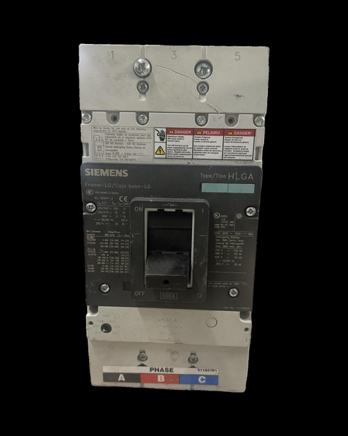 SIEMENS HLX3B500 U 500A 3P 600V {AIC} USED