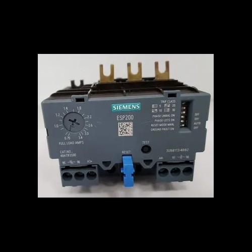 SIEMENS 3UB8113-4BB2 U 0.75 - 3.4A 600V 3P NEW SURPLUS