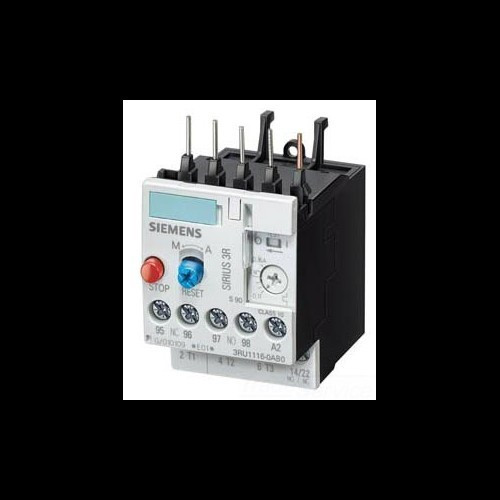SIEMENS 3RU1116-1BB0 NS 1.4 - 2A 2A 600V 3P NEW SURPLUS