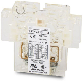Allen-Bradley Auxiliary Contact 195-GA01 main image 1
