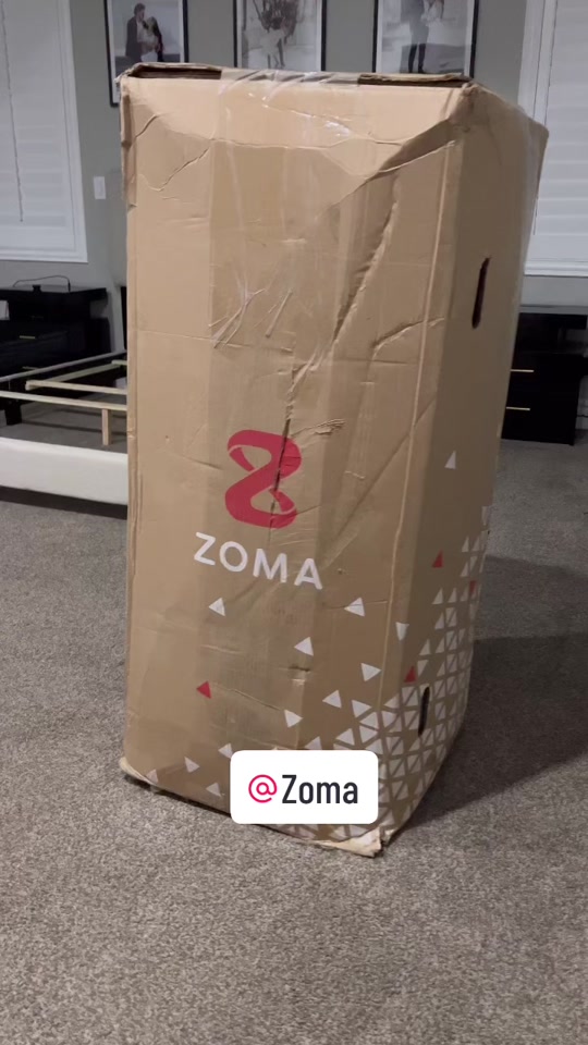 Unboxing the best mattress in the game! @Zoma