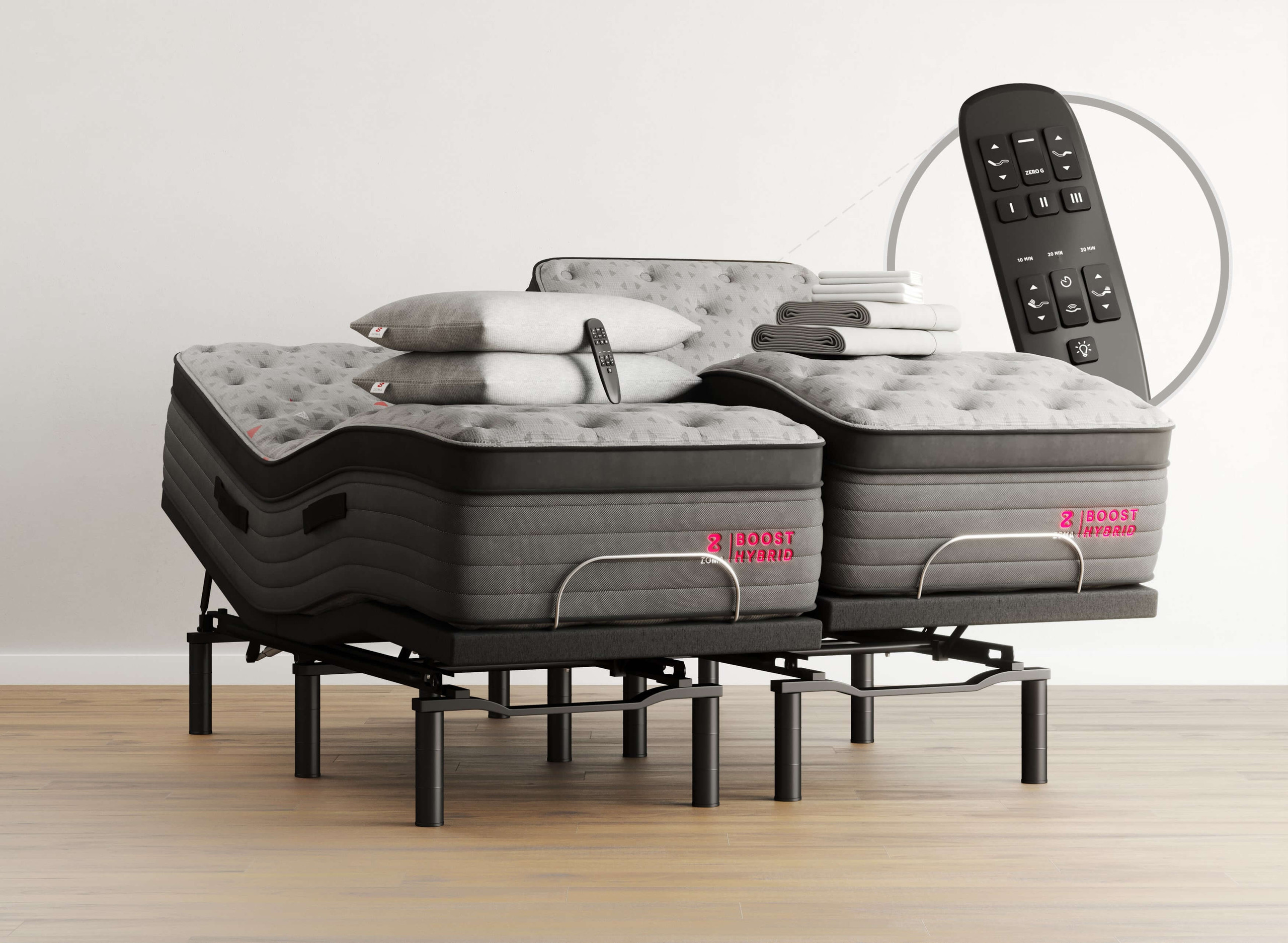 Adjustable Bed and Mattress Combo Bundle Best Picks from Zoma