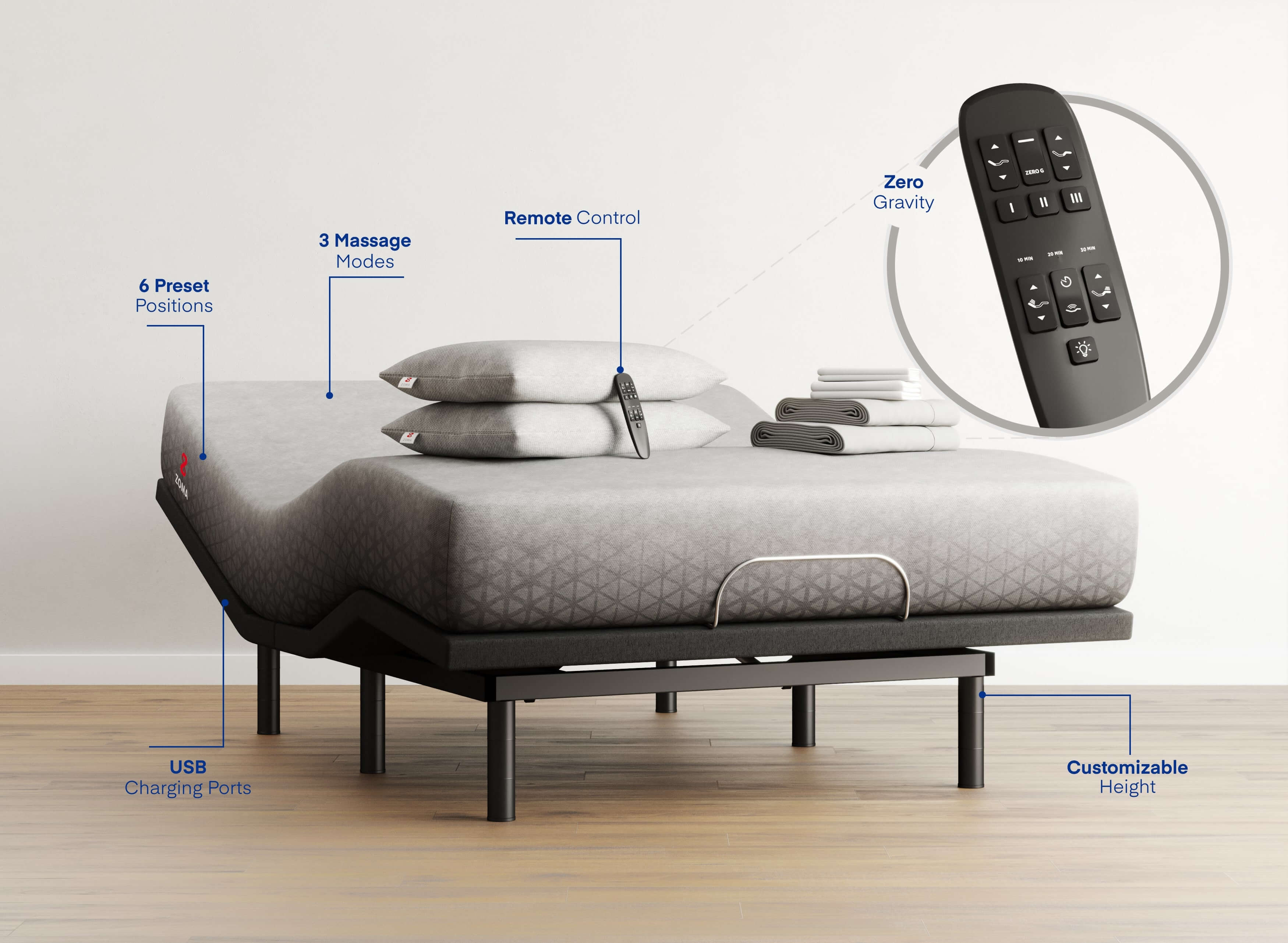 Zoma Adjustable Bed