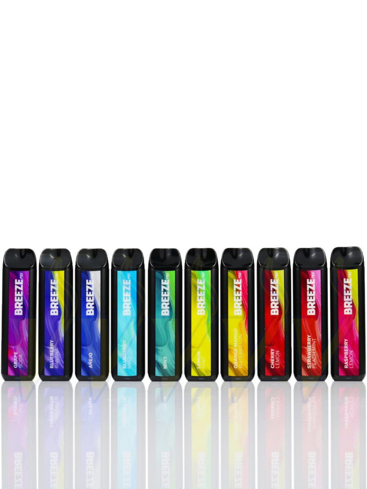 BREEZE SMOKE PRO EDITION 5percent DISPOSABLE DEVICE 6ML 2000 PUFFS - DISPLAY OF 10CT