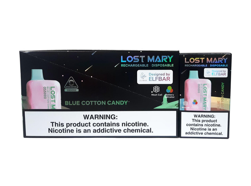 LOST MARY OS5000 BY ELF BAR SPACE EDITION DISPOSABLES 13ML - 10CT