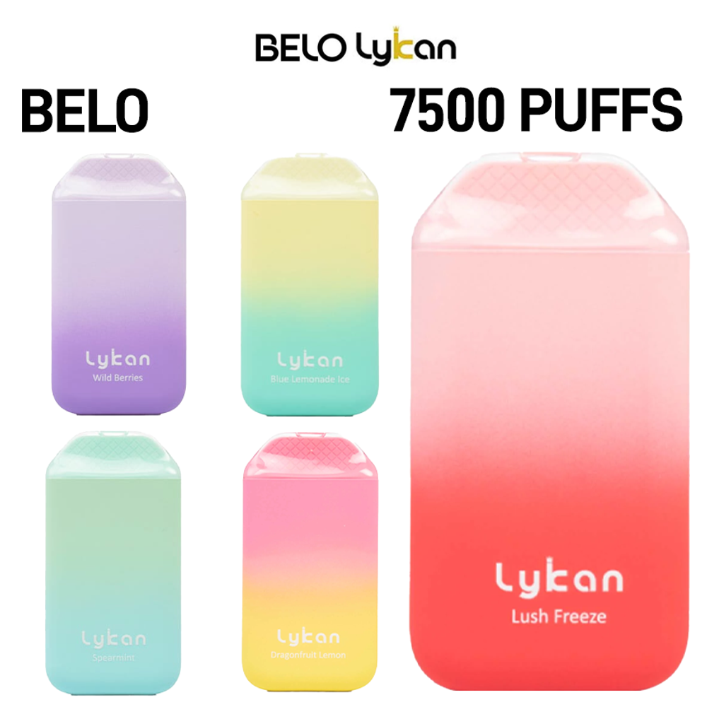 BELO BY LYCAN 5% DISPOSABLE VAPE 6000 PUFFS 12ML - 10CT DISPLAY 