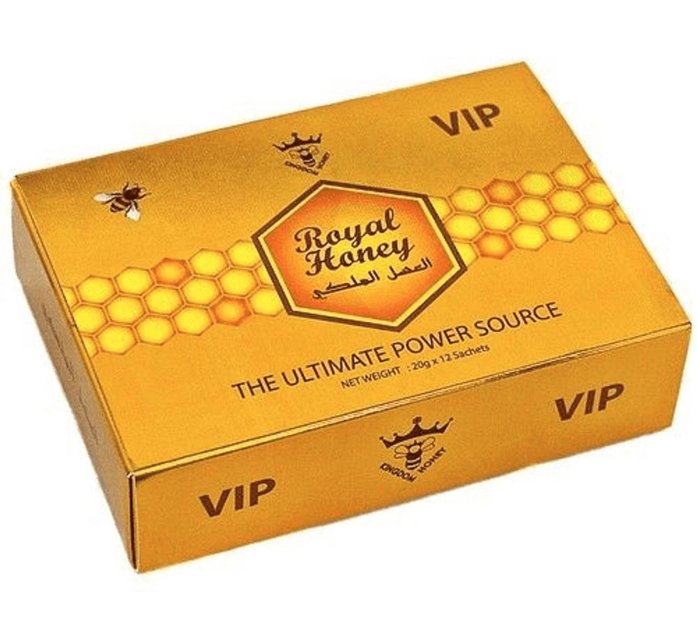 VIP ROYAL HONEY MALE ENHANCEMENT DISPLAY - 12CT