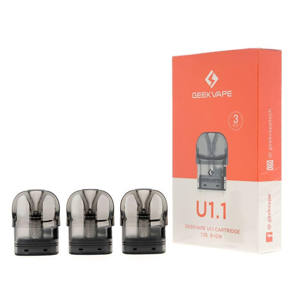 GEEKVAPE U 2ML REFILLABLE REPLACEMENT POD CARTRIDGE - 3CT