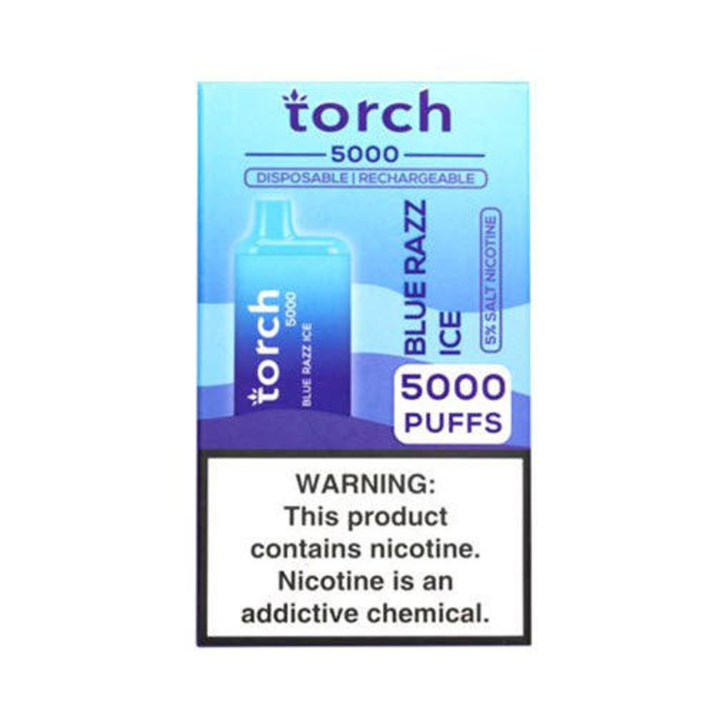  TORCH 5% SALT NIC RECHARGEABLE DISPOSABLE 5000 PUFFS 13ML - 10CT DISPLAY 