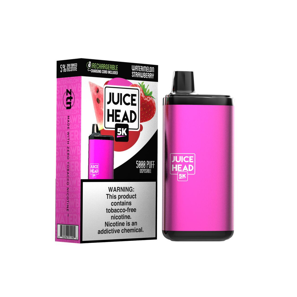  JUICE HEAD 5K 5% NIC DISPOSABLE 5000 PUFFS 14ML - 45CT DISPLAY 